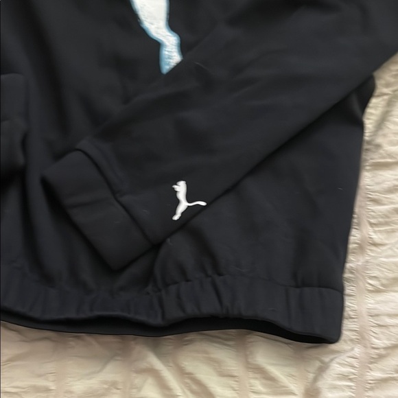 Puma Black and White Hoodie - XS - NEW - Picture 7 of 8